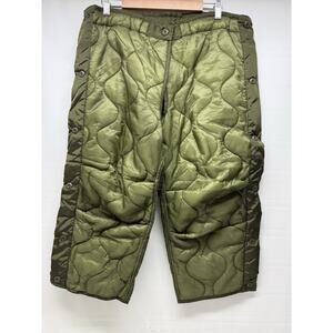 Vtg 80s US Military LINER Cold Weather Trousers Field M65 OG-106 Mens Med Long